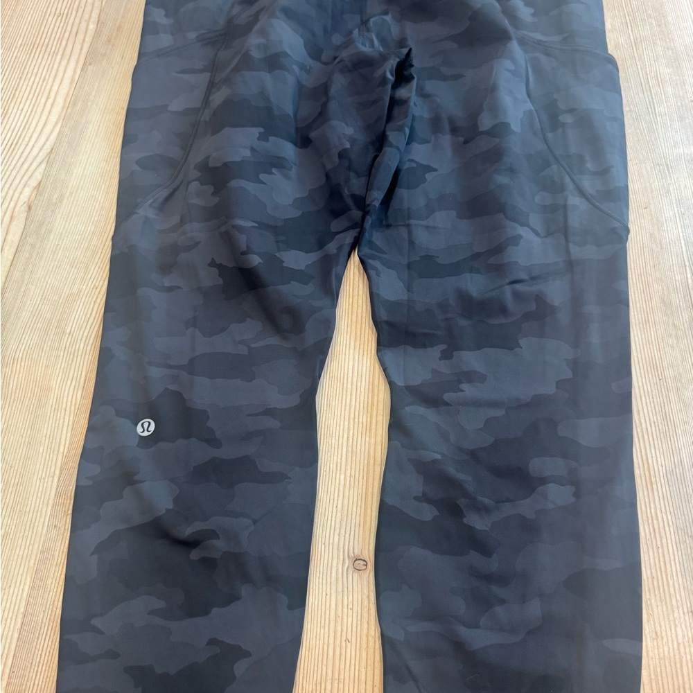 lululemon athletica Black Camo Leggings